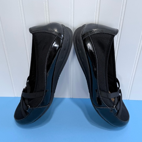 Earth Spirit Patent Leather & Fabric Slip On Shoe Black 8.5 - Picture 7 of 14